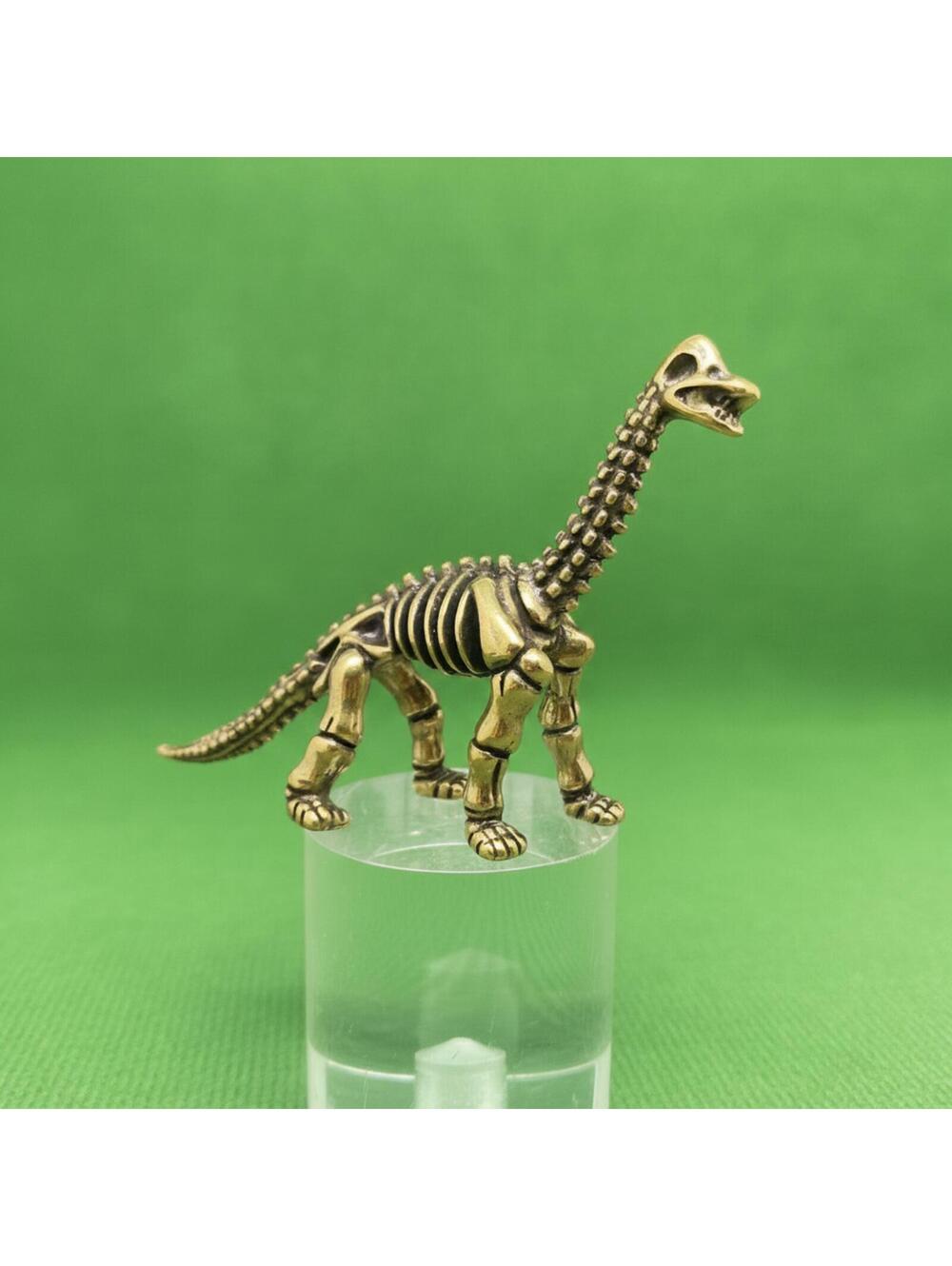Brachiosaurus Dinosaur Skeleton Figurine Miniature Decor